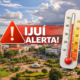 Ijui Alerta com termômetro meteorológico marcando alta temperatura na previsão do tempo em Ijuí RS