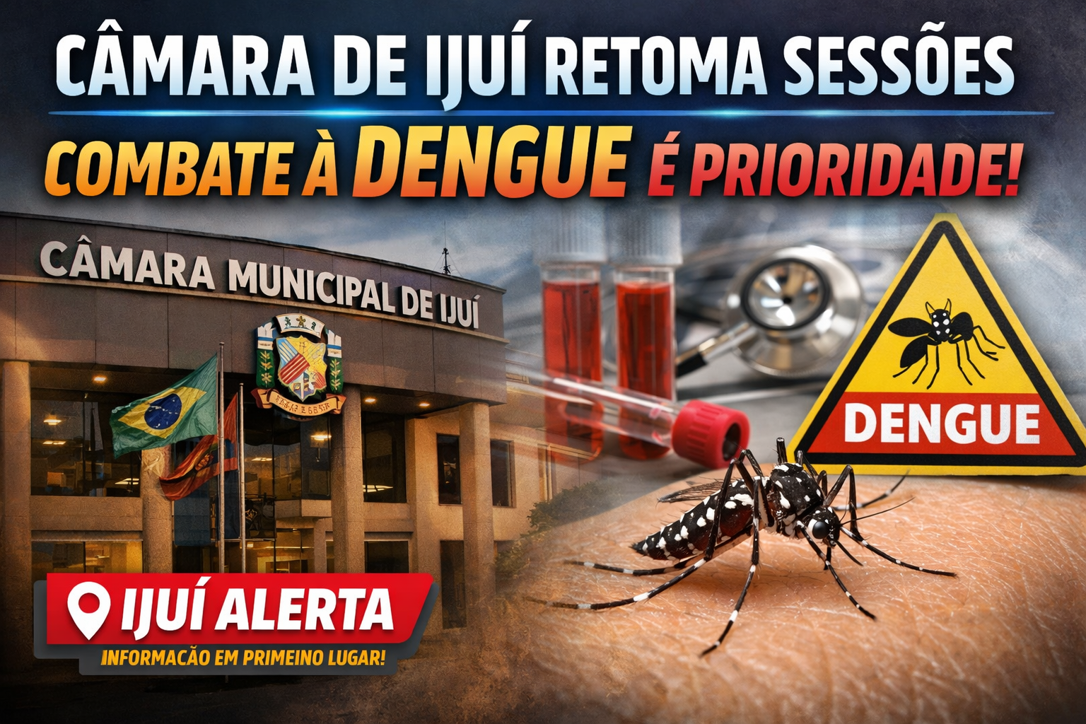 Câmara Municipal de Ijuí com destaque para combate à dengue durante retomada das sessões legislativas