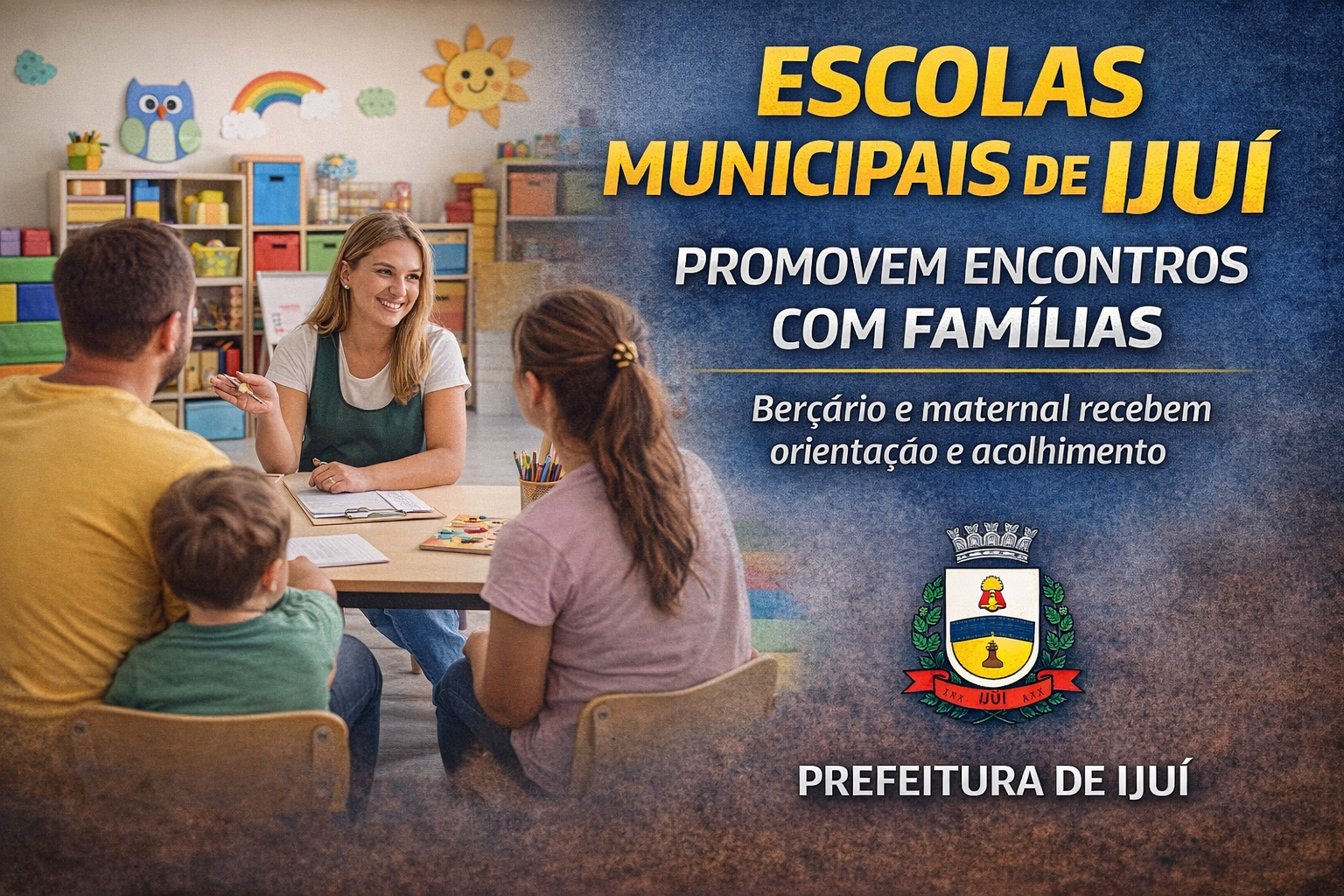 Escolas municipais de Ijuí promovem encontros com famílias do berçário e maternal