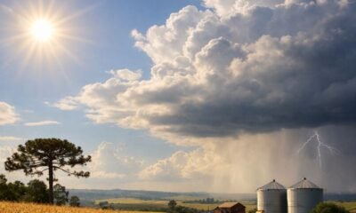 Previsão do tempo para fevereiro no Rio Grande do Sul com calor e chuvas dentro da média segundo o INMET