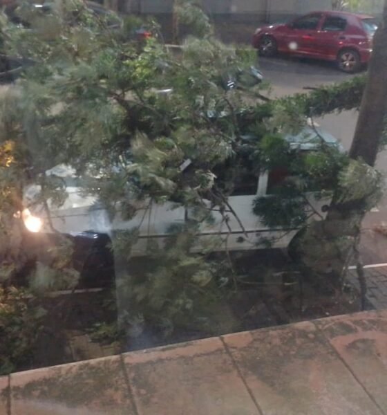 Temporal causa danos em residências e deixa bairros sem energia em Ijuí