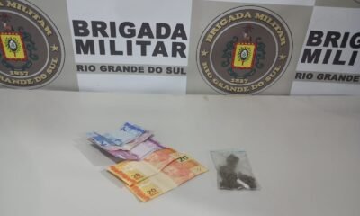 Brigada Militar apreende adolescente por tráfico de drogas no bairro São José em Ijuí